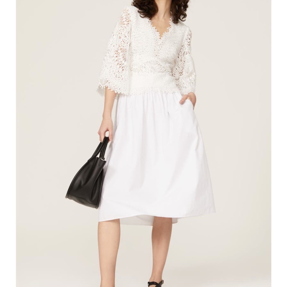 Beautiful white lace top